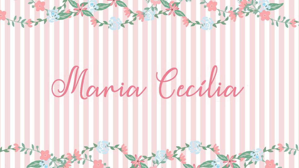 Maria Cecília - 1 aninho